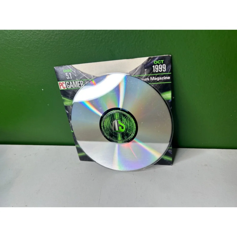 PC Gamer Disc 5.1 Oct 1999 System Shock 2 Demo Star Wars Driver PC CDROM Vintage